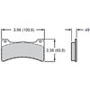 BP-10 Smart Pads Brake Pads Calipers: Wilwood DynaPro for 11.00" Rotor - image 2