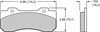 BP-20 Brake Pads Calipers: Wilwood TX6R (Truck/SUV) Caliper - image 1