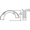 Parking Brake Shoe S745 Pad Type - image 2