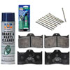 Drag Racing Brake Pad Replacement Kit Fits Solid .350" Thick Rotors Includes: - image 1