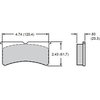 BP-10 Smart Pads Brake Pads Calipers: Wilwood Superlite 4 and 6 Piston - image 2