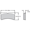 BP-10 Smart Pads Brake Pads Calipers: Wilwood Superlite 4 and 6 Piston - image 1