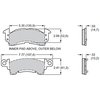 BP-10 Smart Pads Brake Pads Calipers: OEM - GM D52 Type, Wilwood GM II, GM III, Coleman, Howe, Outlaw, Sierra/JFZ - image 2