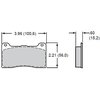 BP-10 Smart Pads Brake Pads Calipers: Wilwood DynaPro, NDL - image 2