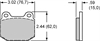 ProMatrix Brake Pads Calipers: D961 - image 1