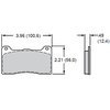 BP-10 Smart Pads Brake Pads Calipers: Wilwood DL w/ bridgebolt, DynaPro M-W, Strange - image 2