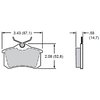 BP-10 Smart Pads Brake Pads Calipers: Wilwood CPB Caliper OEM - Audi, Volkswagen, D340 Rear Type - image 2