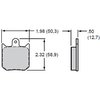 BP-20 Brake Pads Calipers: Wilwood DLS, Aerospace, M-W, Outlaw, Sierra/JFZ, Strange, US Brake - image 2
