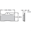 BP-20 Brake Pads Calipers: Wilwood DL, Aerospace, Lamb, Outlaw, Sierra / JFZ, US Brake - image 1