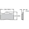 BP-20 Brake Pads Calipers: Wilwood DL, Aerospace, Lamb, Outlaw, Sierra / JFZ, US Brake - image 2