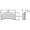 BP-20 Brake Pads Calipers: Wilwood SL, AP, Aerospace, Coleman Outlaw, Sierra/JFZ, US Brake - image 1