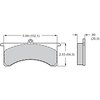 BP-20 Brake Pads Calipers: Wilwood GN, AP, Sierra/JFZ - image 2