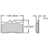 BP-20 Brake Pads Calipers: Wilwood DL w/ bridgebolt, M-W, Strange - image 1