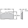 BP-20 Brake Pads Calipers: Wilwood DL w/ bridgebolt, M-W, Strange - image 2