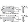 BP-20 Brake Pads Calipers: OEM - GM D52 Type, Wilwood GM II, GM III, Coleman, Howe, Outlaw, Sierra/JFZ - image 2