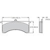 BP-20 Brake Pads Calipers: Wilwood GN, AP, Sierra/JFZ - image 2