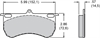 Sintered Metallic Brake Pads Calipers: GNX4/5 - image 1
