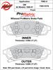 ProMatrix Front Brake Pads Calipers: 1988-2001 GM - image 1
