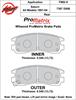 ProMatrix Rear Brake Pads Calipers: 1991-2004 Saturn - image 1