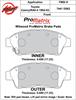 ProMatrix Front Brake Pads Calipers: 1992-2003 Toyota - image 1