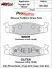ProMatrix Front Brake Pads Calipers: 1994-2003 Ford - image 1