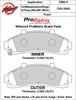 ProMatrix Front Brake Pads Calipers: 1995-2003 Ford/Mazda - image 1