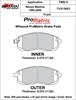 ProMatrix Front Brake Pads Calipers: 1995-2000 Nissan - image 1