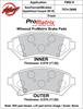 ProMatrix Front Brake Pads Calipers: 1997-2005 Buick/Chevy/GM - image 1