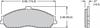 ProMatrix Brake Pads Calipers: D731 - image 1