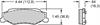 ProMatrix Brake Pads Calipers: D732 - image 1