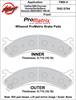 ProMatrix Front Brake Pads Calipers: 1999-2006 GM - image 1