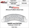 ProMatrix Front Brake Pads Calipers: 2000-2005 Ford - image 1