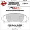 ProMatrix Front Brake Pads Calipers: 2000-2006 Ford/Mercury/Mazda - image 1