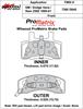 ProMatrix Front Brake Pads Calipers: 1999-2001 GM/Dodge - image 1