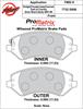 ProMatrix Front Brake Pads Calipers: 2001-2006 Dodge/Chrysler/Jeep - image 1