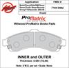 ProMatrix Front Brake Pads Calipers: 2002-2006 GM - image 1