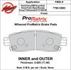 ProMatrix Front Brake Pads Calipers: 2002-2006 GM - image 1