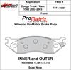 ProMatrix Front Brake Pads Calipers: 2002-2003 Dodge - image 1
