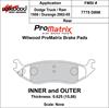 ProMatrix Rear Brake Pads Calipers: 2002-2005 Dodge - image 1