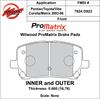 ProMatrix Front Brake Pads Calipers: 2003-2006 Honda - image 1