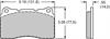 ProMatrix Brake Pads Calipers: D1001 - image 1