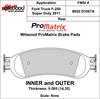ProMatrix Rear Brake Pads Calipers: 2011 Ford - image 1