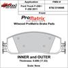 ProMatrix Front Brake Pads Calipers: 2011 Ford - image 1