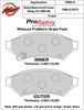 ProMatrix Front Brake Pads Calipers: 2005-2006 Buick/Saturn - image 1