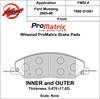 ProMatrix Front Brake Pads Calipers: 2005-2006 Ford - image 1