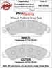 ProMatrix Front Brake Pads Calipers: 2005-2007 Chevy/GMC - image 1