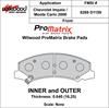 ProMatrix Front Brake Pads Calipers: 2005-2007 Chevy/GMC - image 1