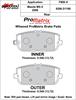 ProMatrix Rear Brake Pads Calipers: 2006 Mazda - image 1