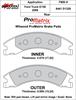 ProMatrix Rear Brake Pads Calipers: 2008 Ford - image 1