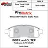 ProMatrix Front Brake Pads Calipers: 2009 Ford - image 1